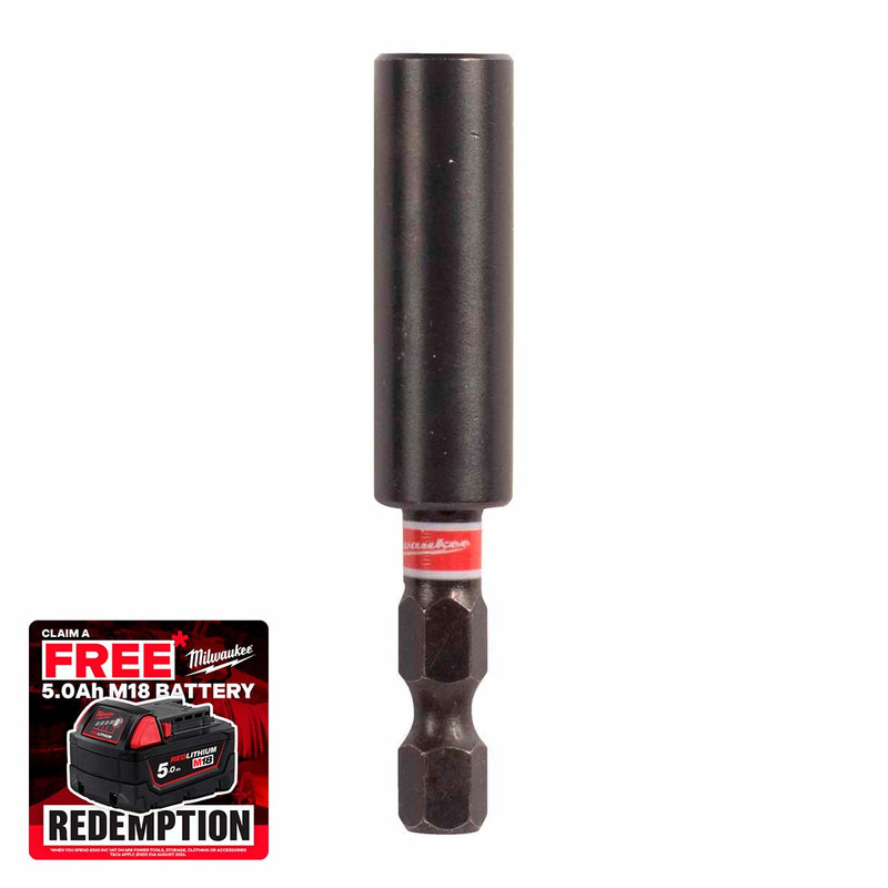 Milwaukee 4932352406 SHOCKWAVE™ 60mm Impact Duty Magnetic Bit Holder