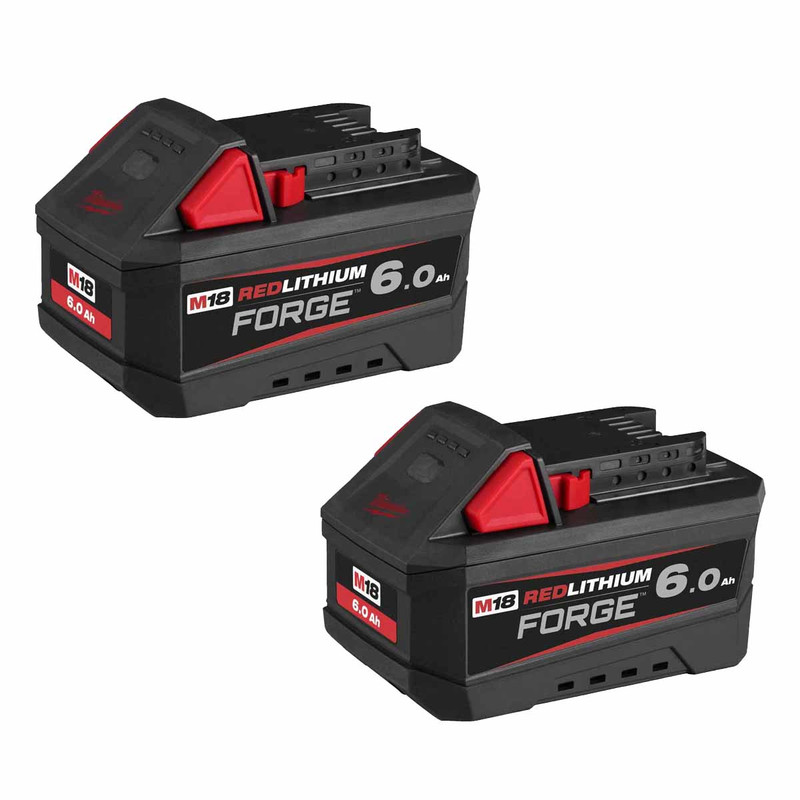 Milwaukee M18 FB6 18V FORGE™ 6.0 Ah Battery (Twin Pack)