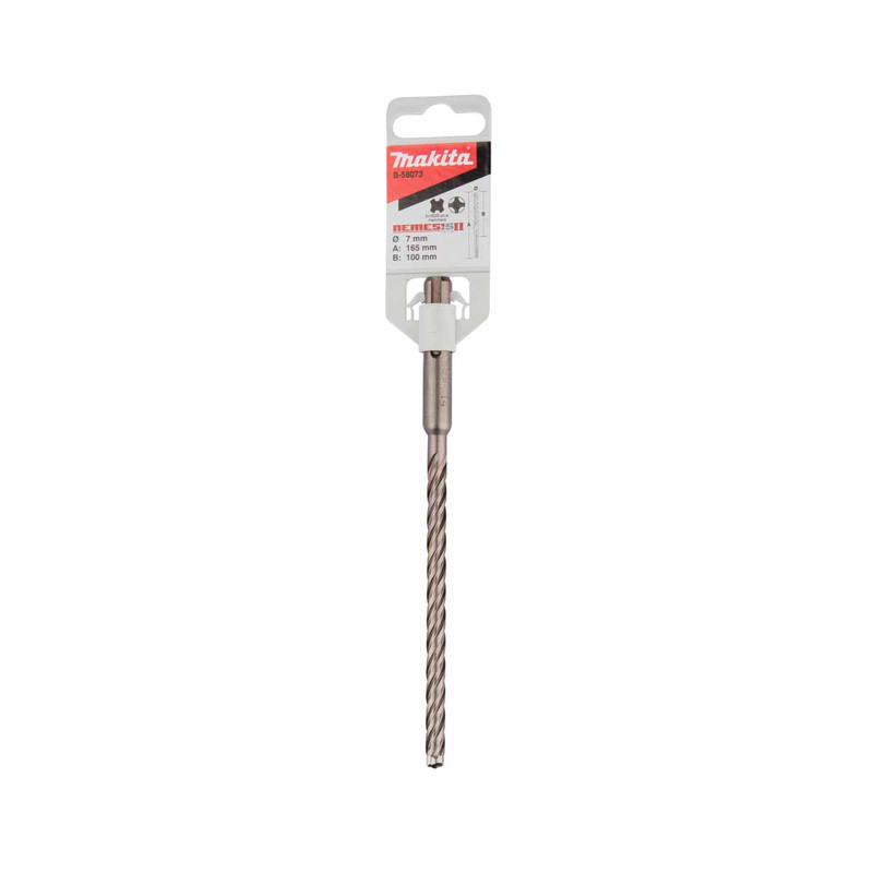 Makita B-58073 Nemesis II Hammer Drill Bit SDS+ 7 x 165mm