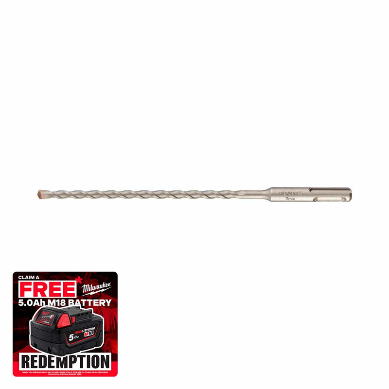 Milwaukee 4932471219 SDS Plus Contractor 2C Drill Bit 6mm x 210mm