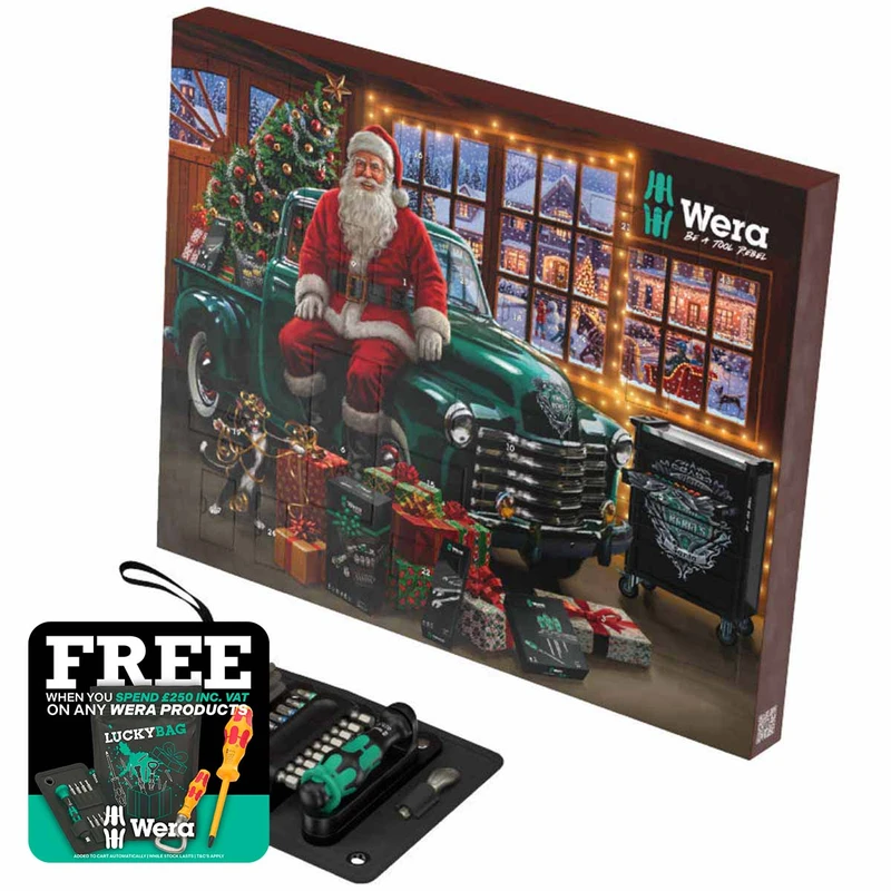 Wera 05136614001 2026 Advent Calendar (24 Pieces)