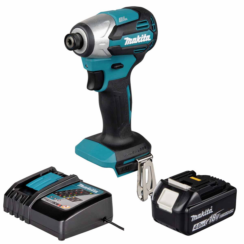 Makita DTD158Z 18V LXT Impact Driver with 1x 4.0Ah Battery, Charger and Makpac 3 Case