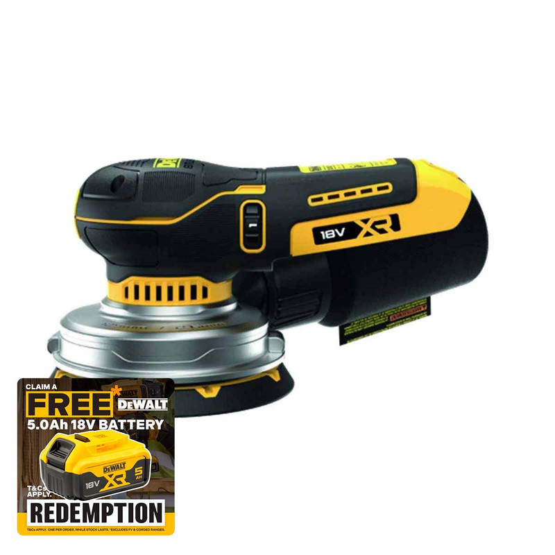 DeWalt DCW211N 18V XR 125mm Brushless Random Orbital Sander (Body Only)