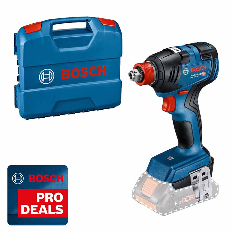 Bosch GDX18V-200 18V 200Nm 2-in-1 Combi Impact Gun in L-Case (Body Only)