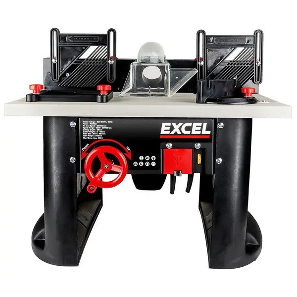 Excel 11051 Table Router Cutter 240V 1500W Black