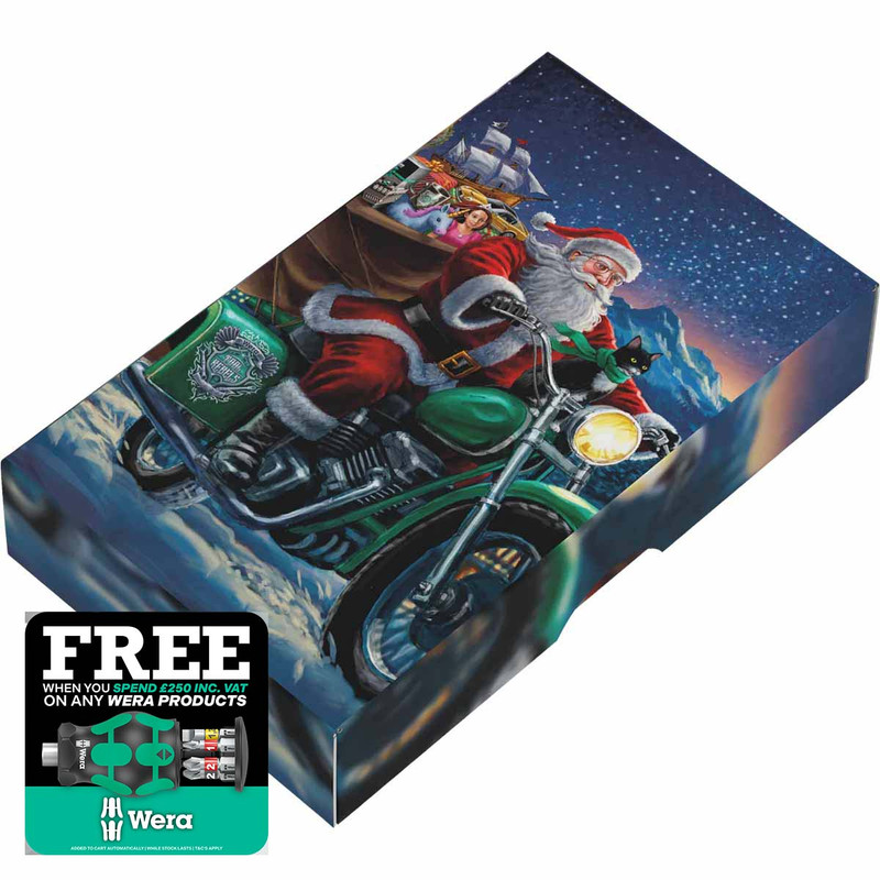 Wera 05340004001 Kraftform Kompact 10 Christmas Set (10 Pieces)