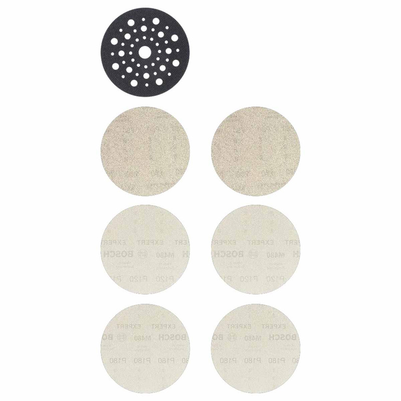 Bosch 2608901202 EXPERT M480 Sanding Net Set 125mm (7 Pack)