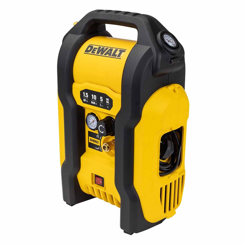 DeWalt DXCMD155PE 5L Oil-Free Portable Direct Drive Compressor 230V