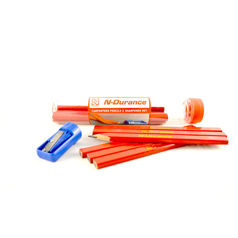 N-Durance Carpenters Pencils & Sharpener Set