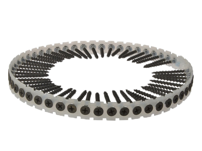 Forgefix 3.9 x 45mm Black Phosphate Collated Drywall Screws 1000 Pack  | Toolden
