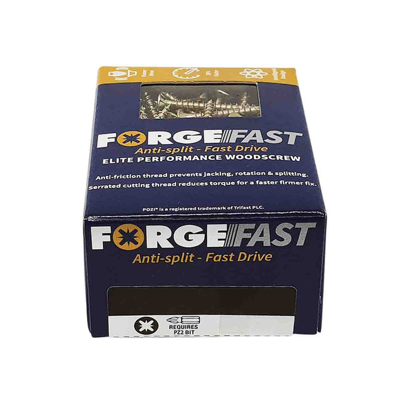 ForgeFast 3.0 x 30mm Elite Pozi Fast-Start Wood Screws