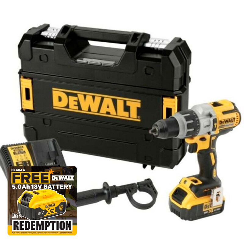 Dewalt DCD996M1 18v Brushless Combi Drill with 1 x 4.0Ah Battery | Toolden
