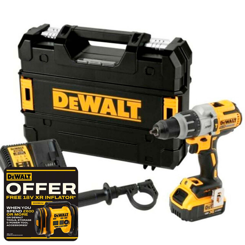 Dewalt DCD996M1 18v Brushless Combi Drill with 1 x 4.0Ah Battery | Toolden