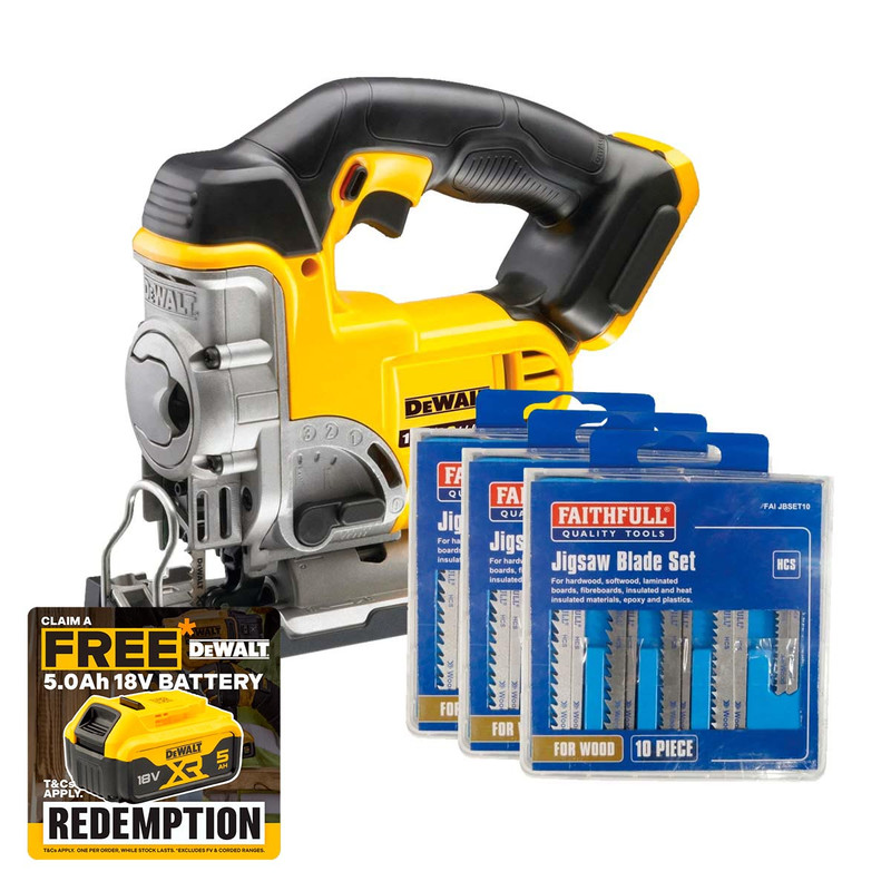 DeWalt DCS331N Jigsaw & Blade Bundle