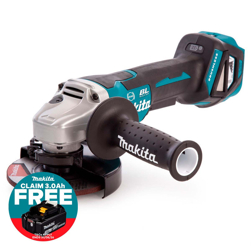 Makita DGA517Z 18v Brushless Angle Grinder