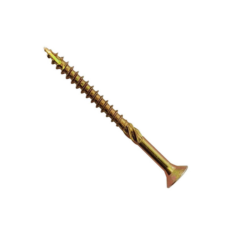Spectre Advanced 4.0 x 70mm Pozi Countersunk Wood Screw Yellow Zinc
