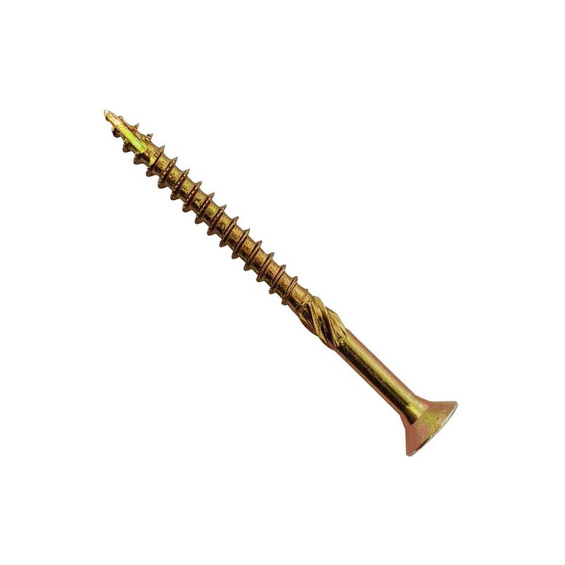 Spectre Advanced 6.0 x 120mm Pozi Countersunk Wood Screw Yellow Zinc