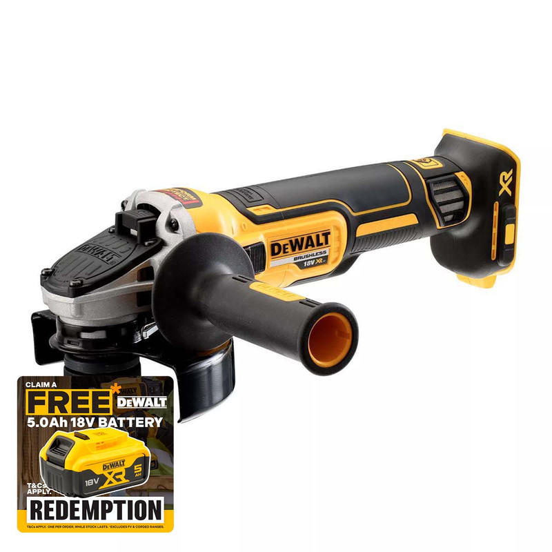 DeWalt DCG405N 18V XR Brushless 125mm Angle Grinder (Body Only)