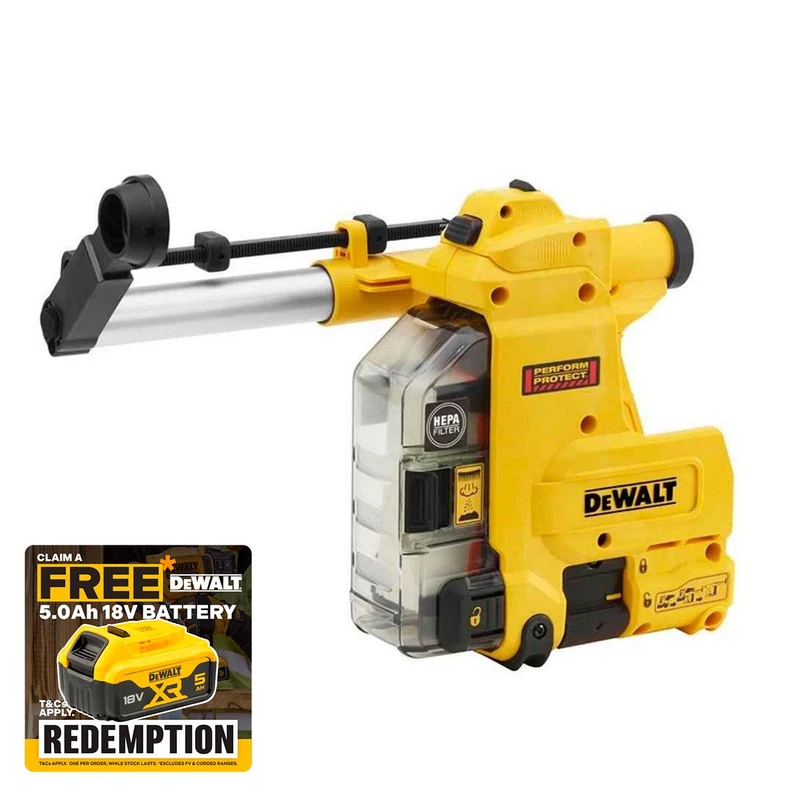 Dewalt D25304DH Integrated Hammer Drill Dust Extractor