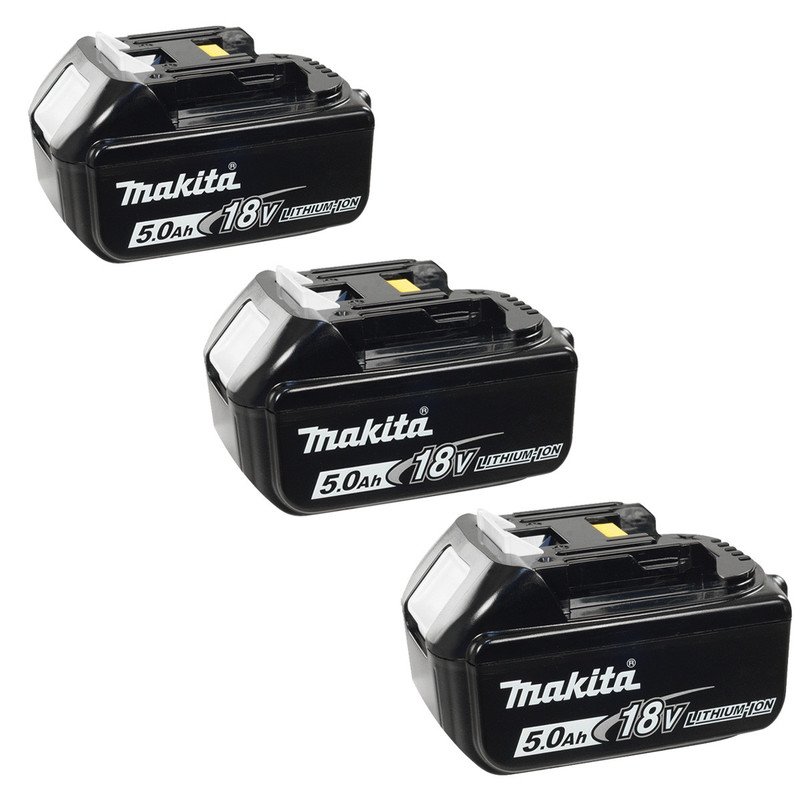 Makita BL1850 18V 5.0Ah LXT Lithium-Ion Battery (3 Pack)