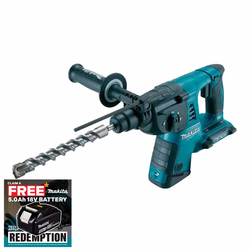 Makita DHR263Z Twin 18V 3-Mode SDS+ Rotary Hammer Drill (Body Only)