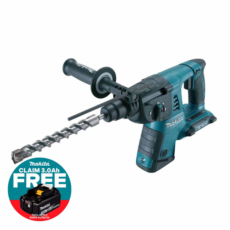 Makita DHR263Z Twin 18V 3-Mode SDS+ Rotary Hammer Drill (Body Only)
