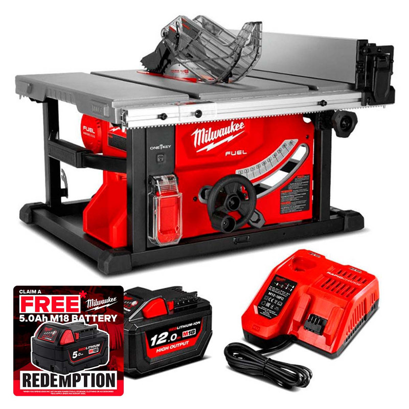 Milwaukee M18 FTS210 210mm Fuel One-Key Table Saw 18V