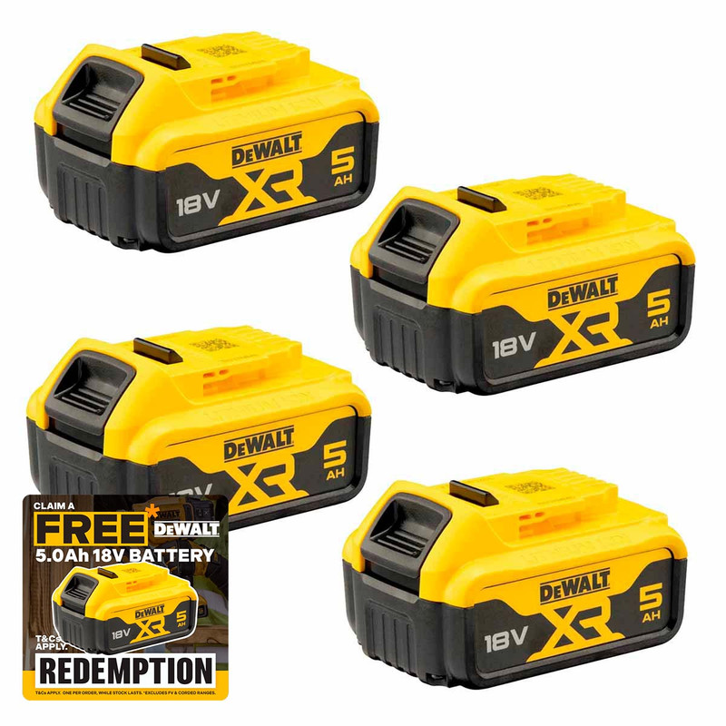 DeWalt DCB184 18v 5.0Ah XR Li-Ion Battery