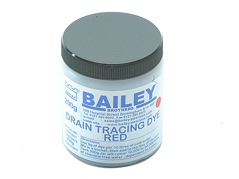 Bailey BAI3590 3590 Drain Tracing Dye - Red | Toolden