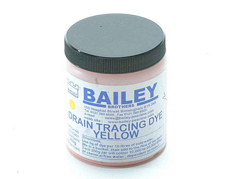 Bailey BAI3591 3591 Drain Tracing Dye - Yellow | Toolden
