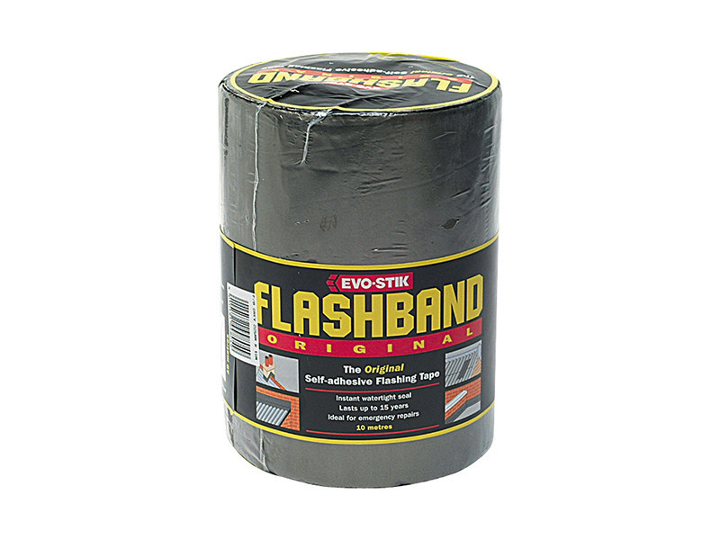 Evo-Stik EVOFB100 Flashband Roll Grey 100mm x 10m | Toolden