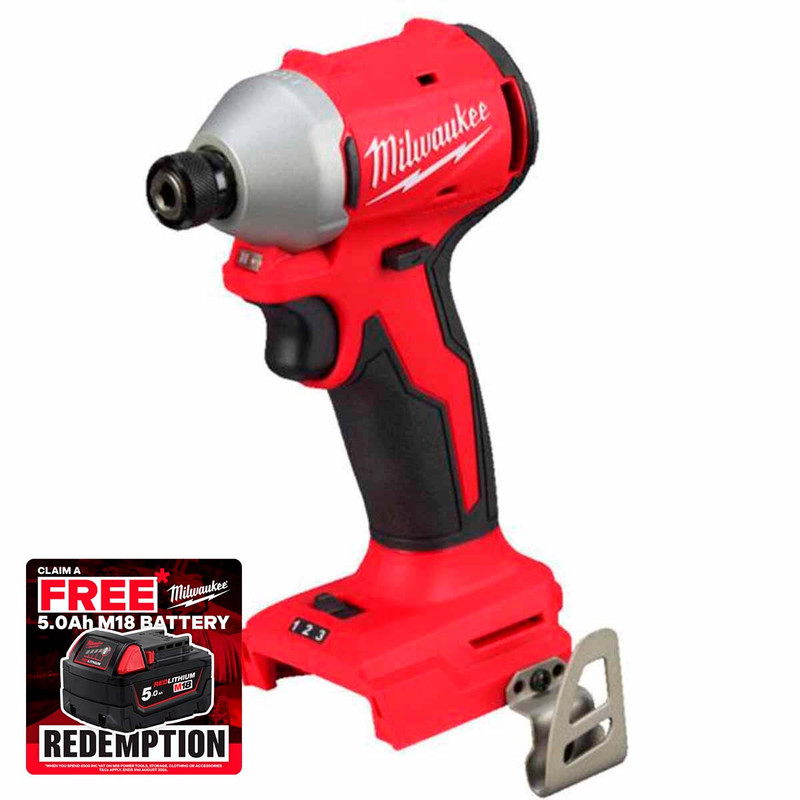 Milwaukee M18™ BLIDRC-0 18V Compact Brushless 14 Hex Impact Driver (Body Only)