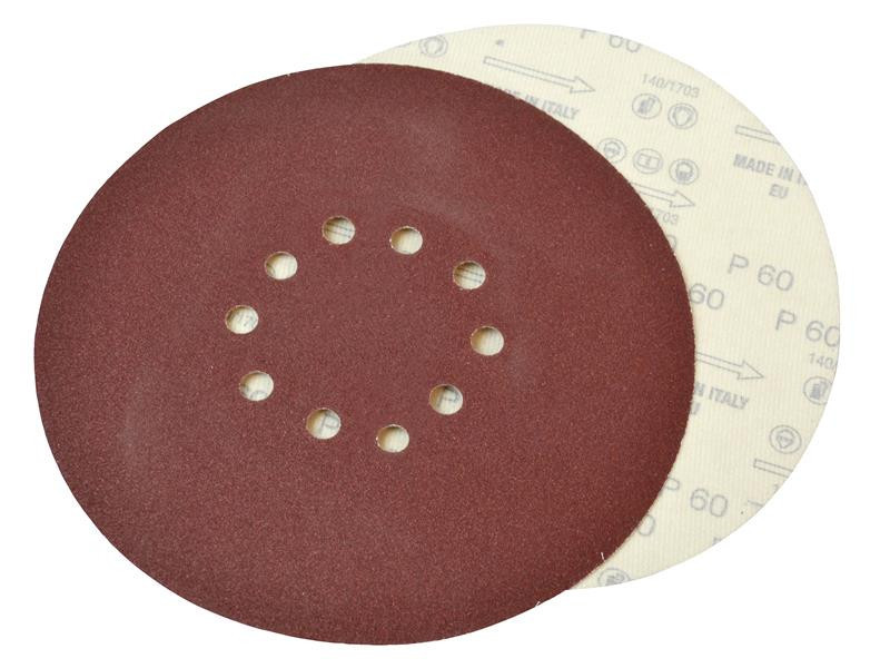 Faithfull FAIADRYDISCF Dry Wall Sanding Discs for Flex Machines 225mm Assorted (Pack 10) | Toolden
