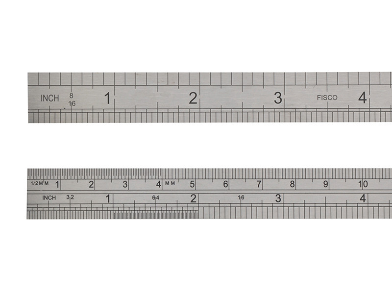 Fisco FSC712S 712S Stainless Steel Rule 300mm / 12in | Toolden