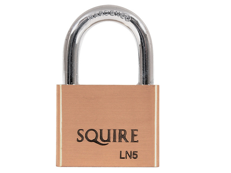 Henry Squire HSQLN5 LN5 Lion Brass Padlock 5-Pin 50mm | Toolden