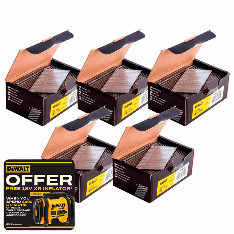 DeWalt DNBA1650GZ 16G 50mm Angled Galvanised 2nd Fix Nails