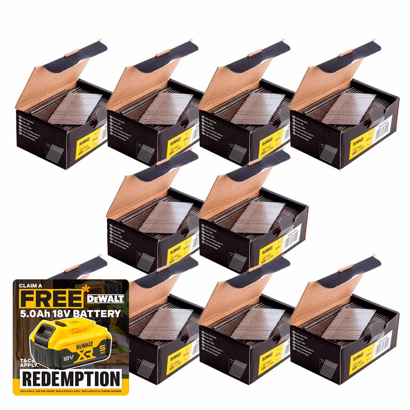 DeWalt DNBA1650GZ 16G 50mm Angled Galvanised 2nd Fix Nails