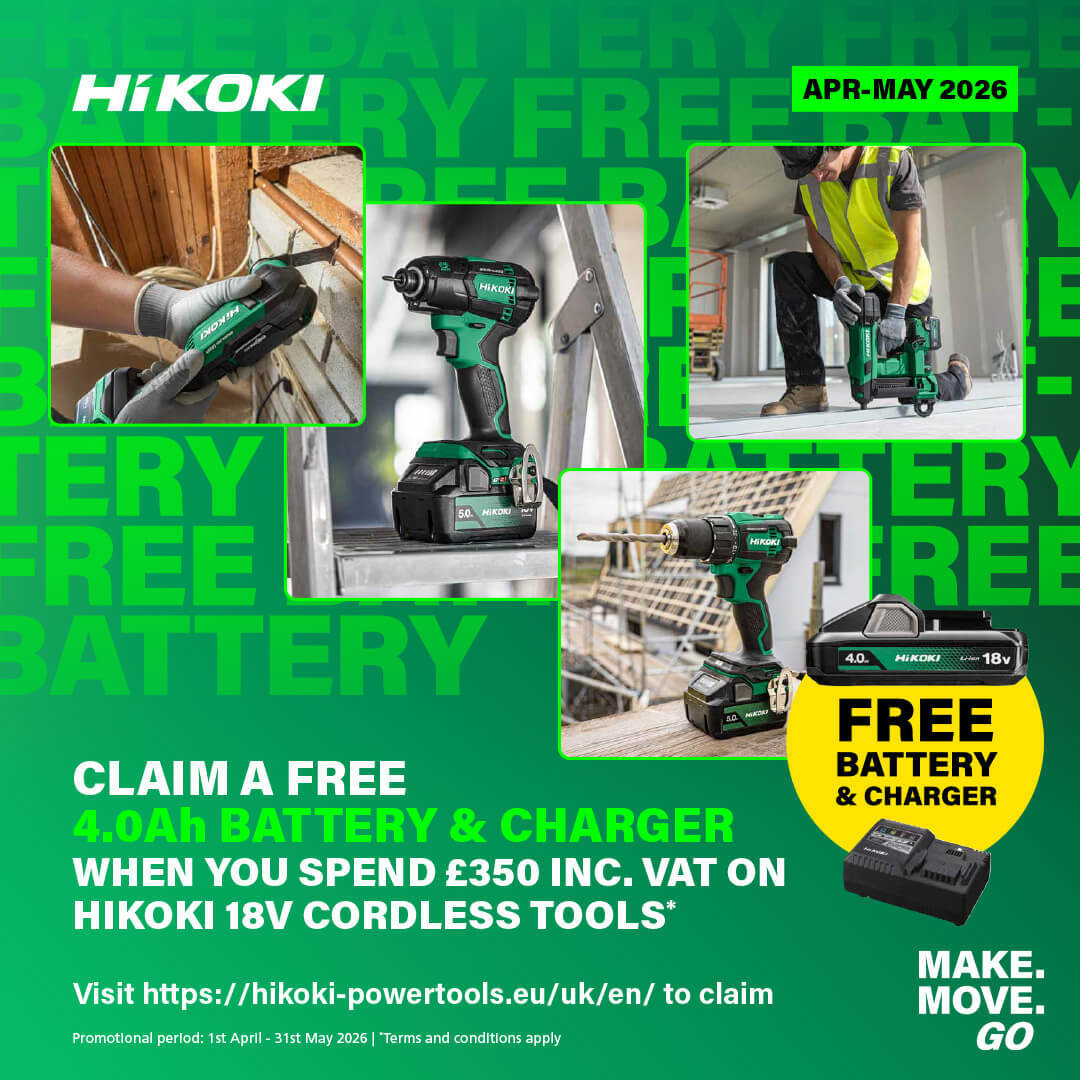 HiKOKI 18V Spend £350 Redemption