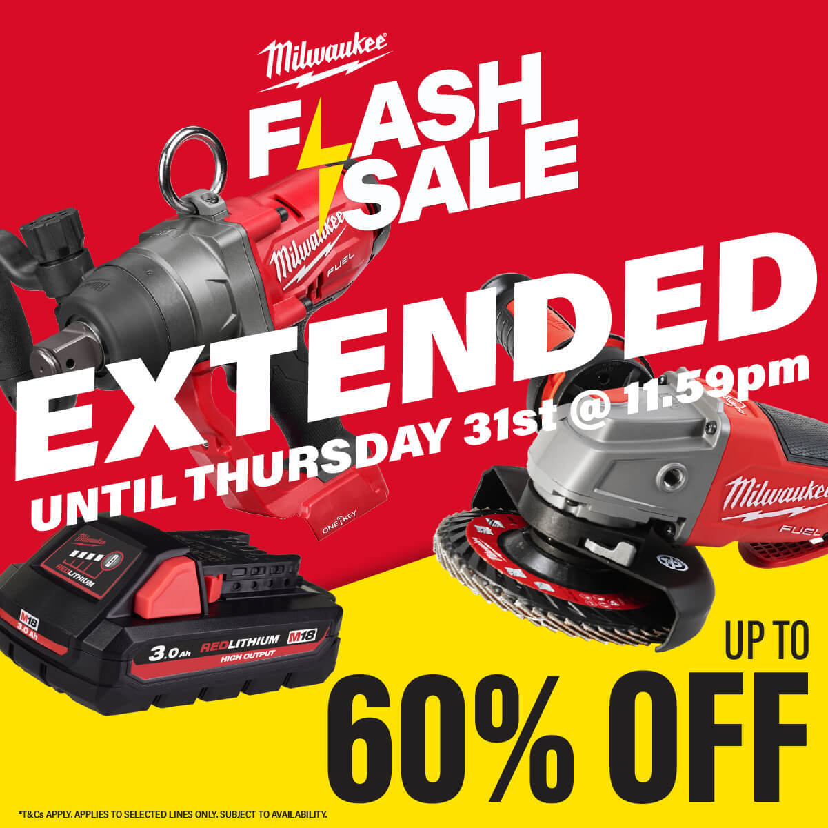 Milwaukee Flash Sale