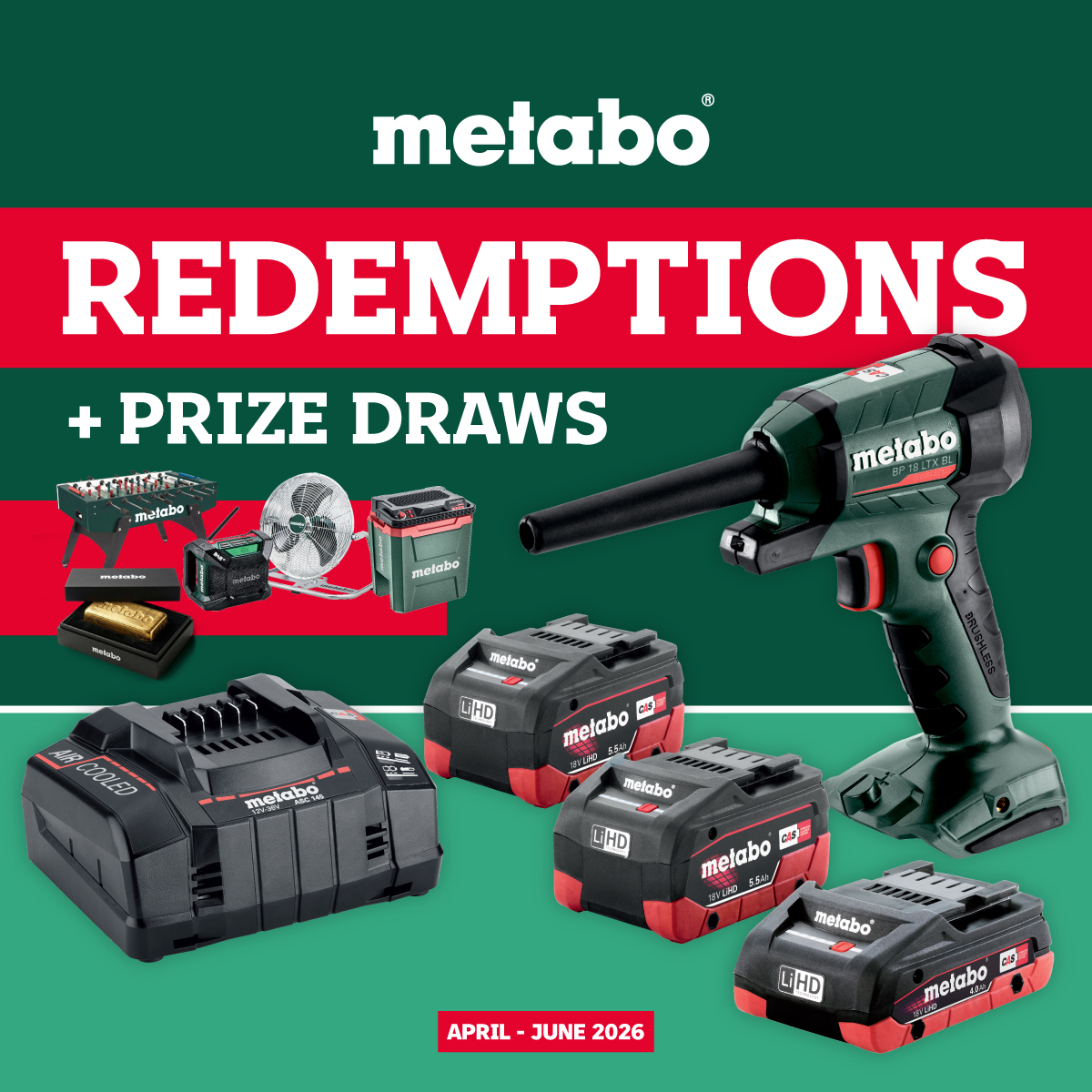 Metabo Redemptions