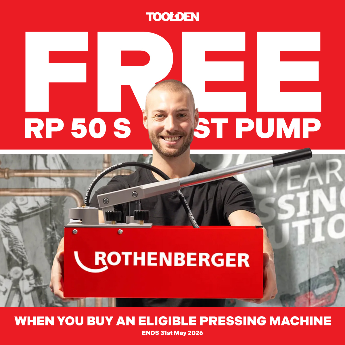 FREE RP 50-S Testing Kit with Rothenberger