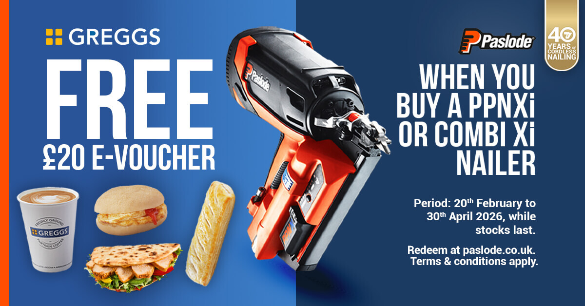 Shop Paslode x Greggs Redemption