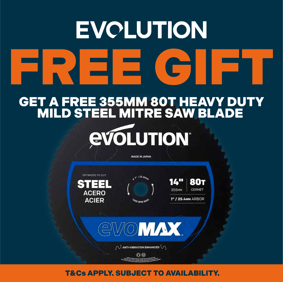 Free Evolution Mitre Saw Blade