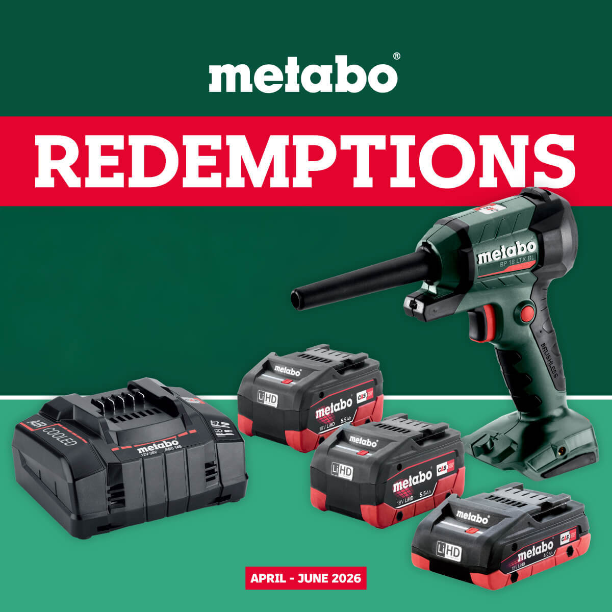 Metabo Redemptions