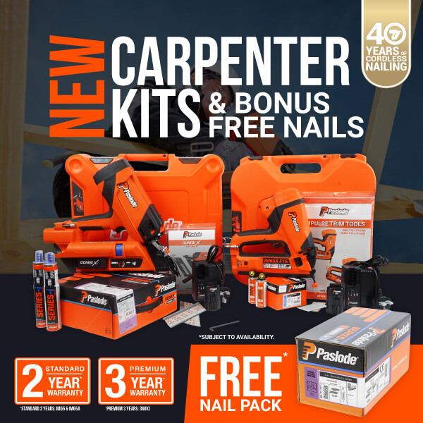 Paslode 40 Years of Cordless Nailing