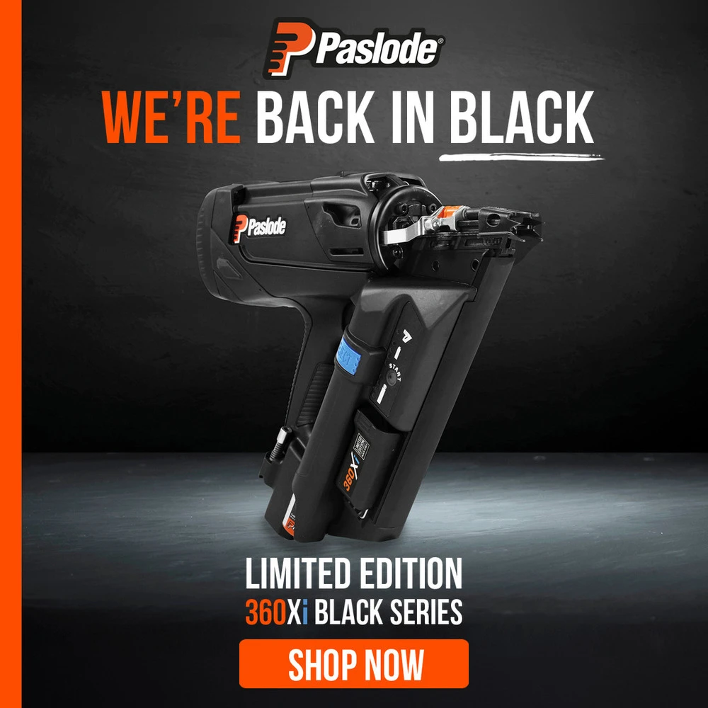 Paslode Limited Edition Black Nailer