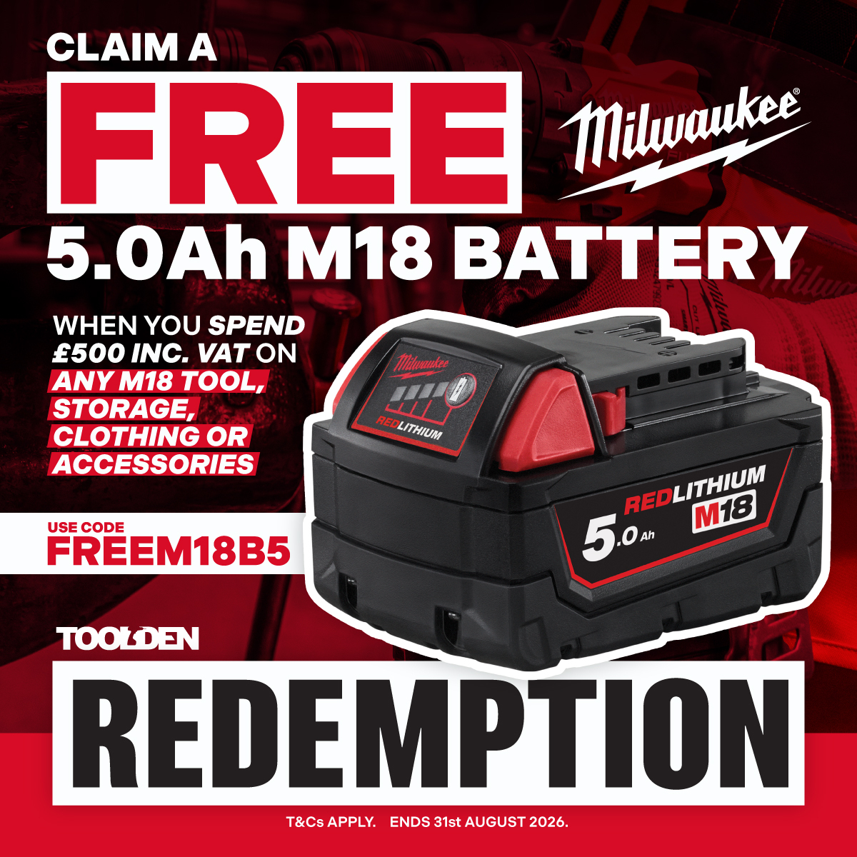 Milwaukee M18 B5 Battery Redemption