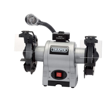 Draper 05095 150mm Bench Grinder With Worklight (370W) | Toolden