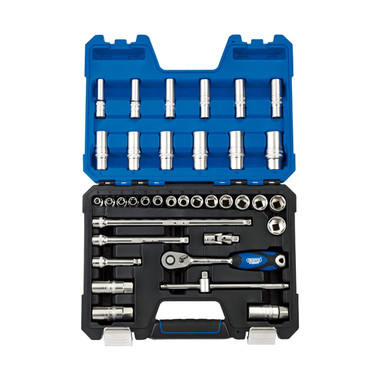 Draper Expert 16449 3/8 Sq. Dr. Metric Socket Set 36