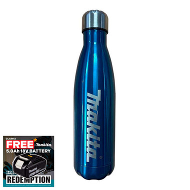 Makita 98P218 Steel Thermal Flask Blue | Toolden